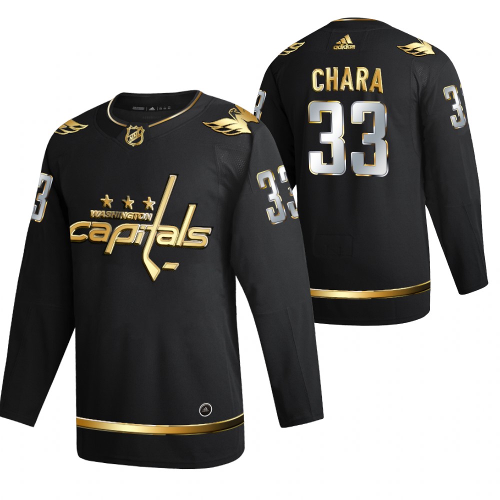 Zdeno Chara Washington Capitals Black Golden Edition Jersey Authentic Limited