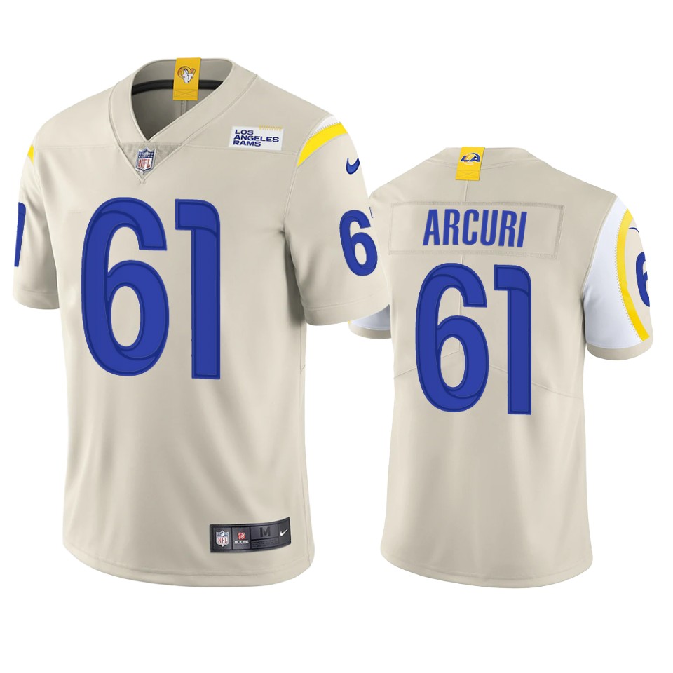 a 1.j. arcuri rams bone vapor jersey