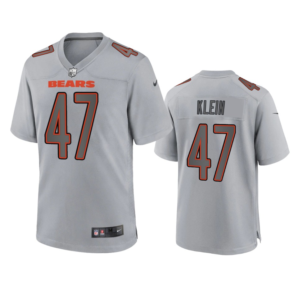 a.j. klein bears atmosphere fashion game gray jersey