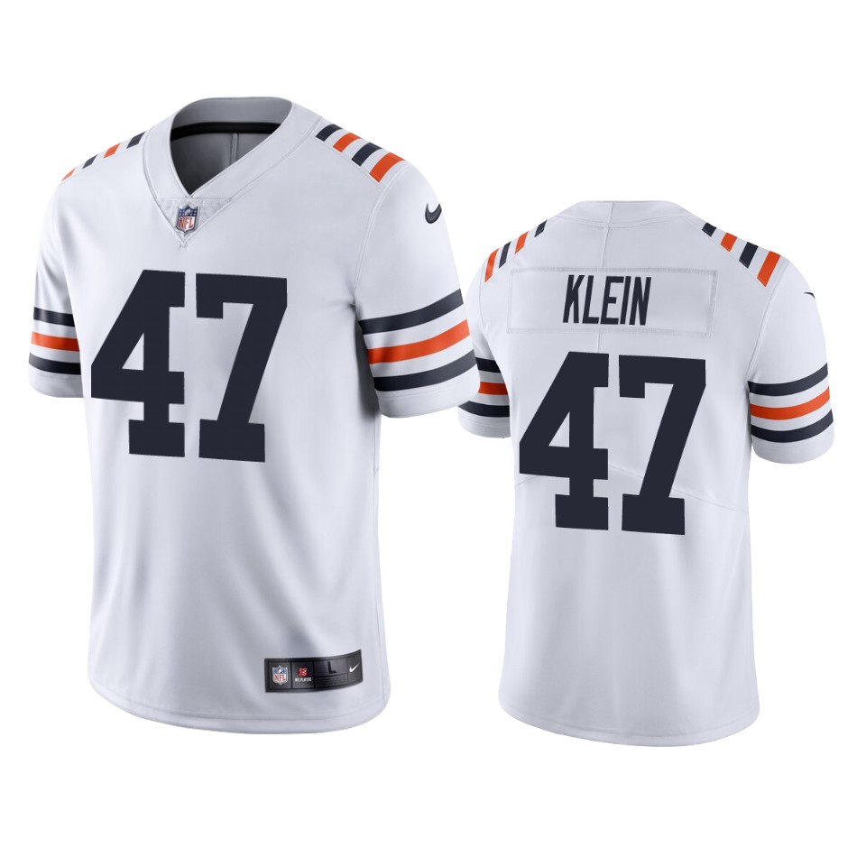a.j. klein bears classic limited white jersey