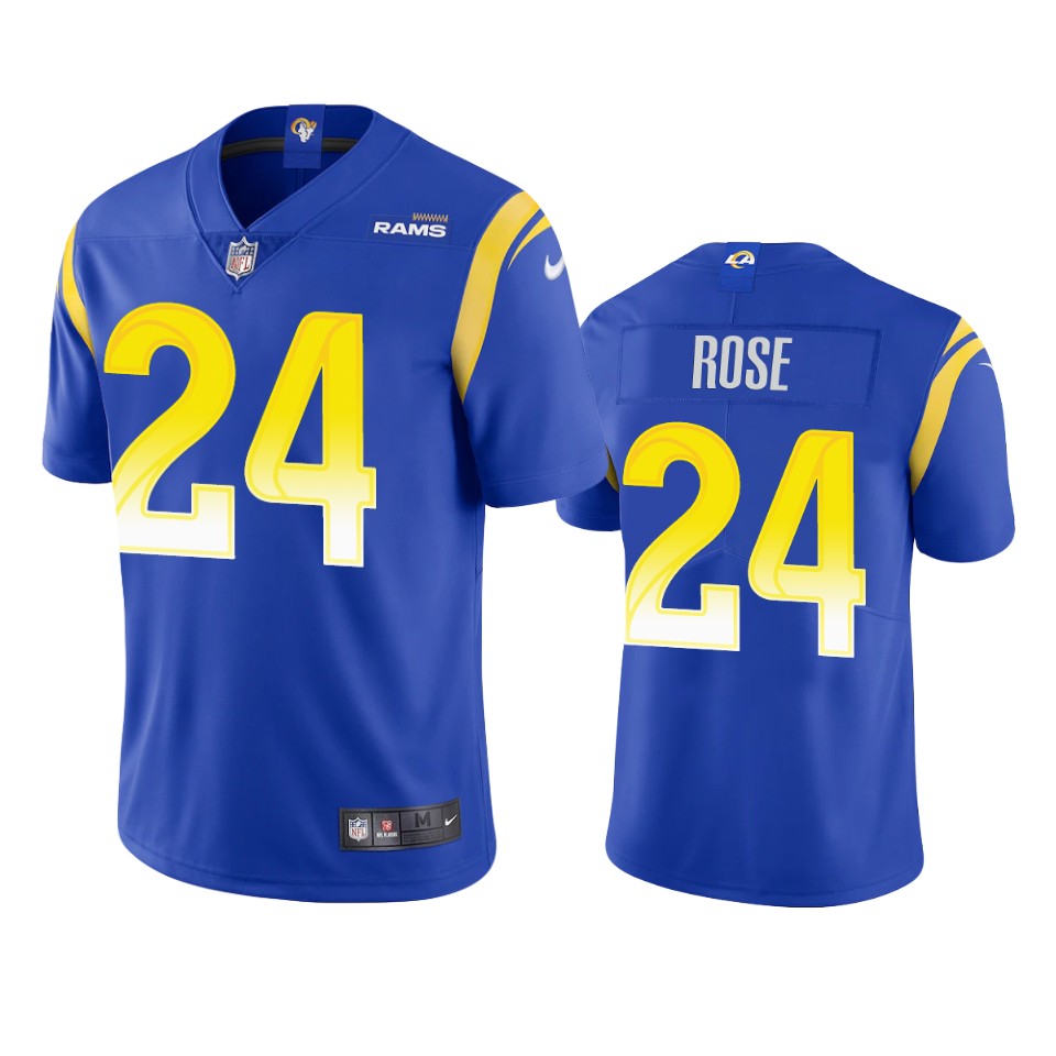 a.j. rose rams jersey royal vapor limited