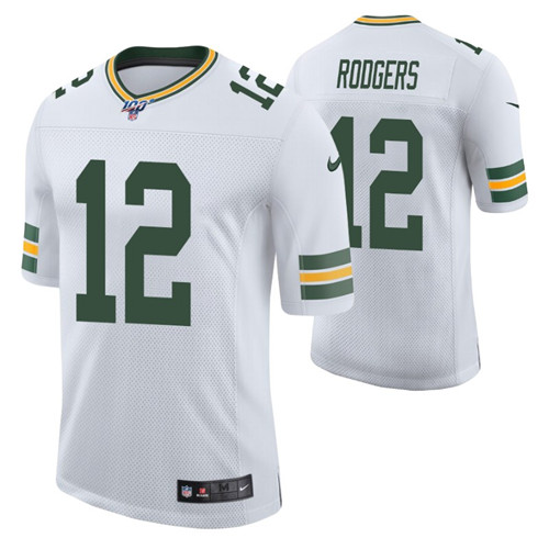 aaron-rodgers-100th-season-vapor-limited-white-jersey