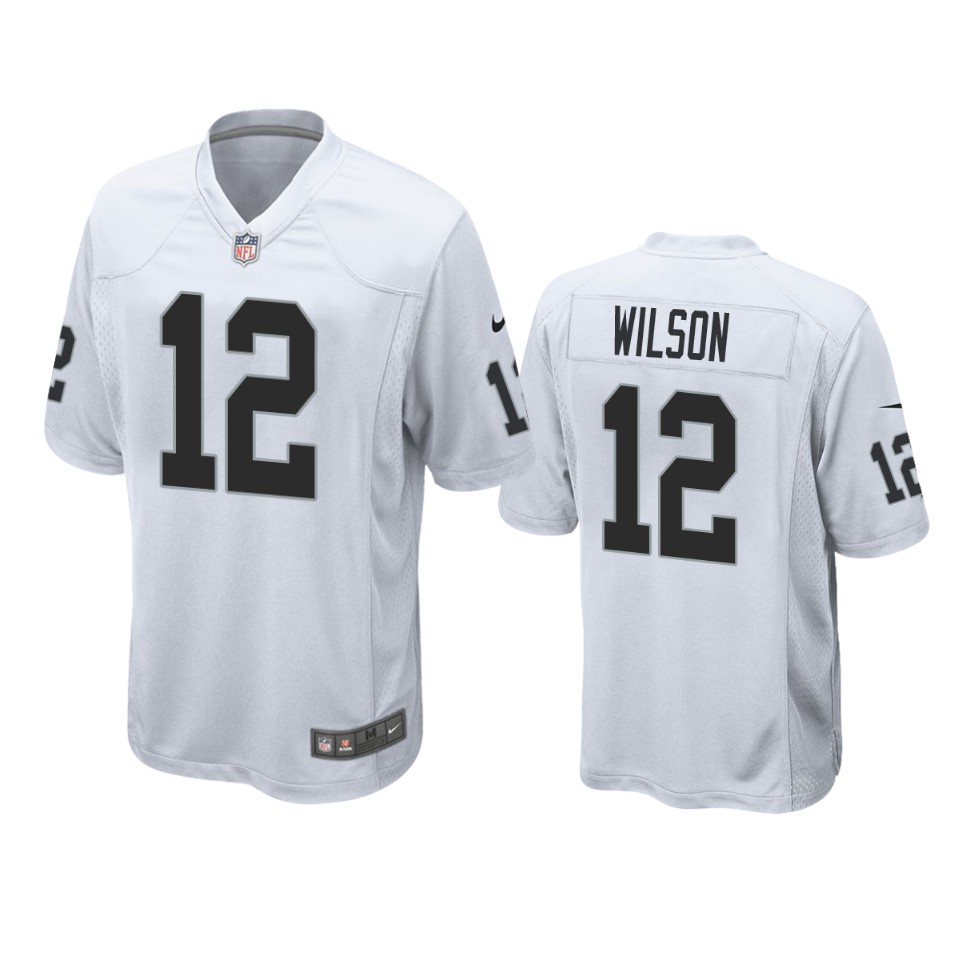 albert wilson raiders white game jersey