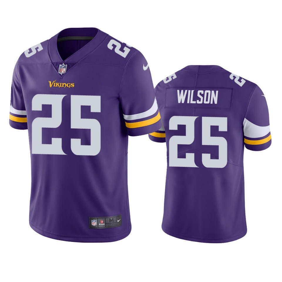 albert wilson vikings vapor limited purple jersey
