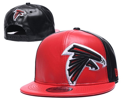 alcons Team Logo Black Red Leather Adjustable Hat GS