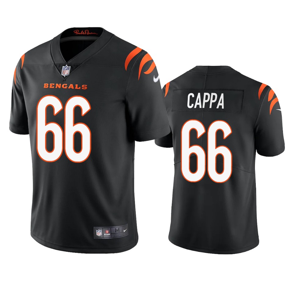 alex cappa bengals black vapor jersey