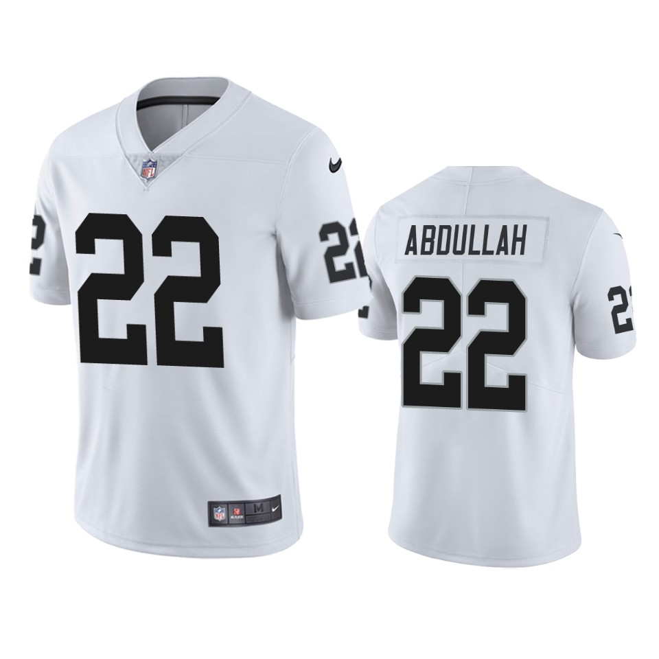 ameer abdullah raiders vapor limited white jersey