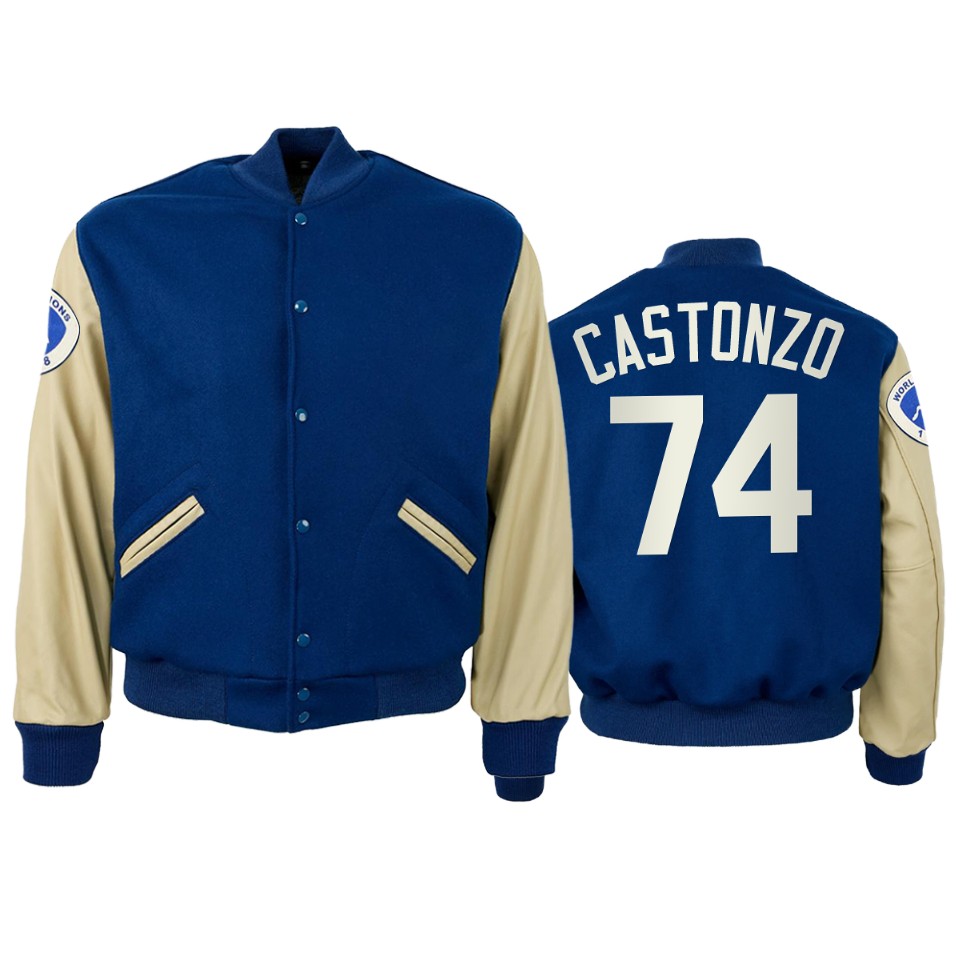 anthony castonzo clots blue authentic vintage jacket