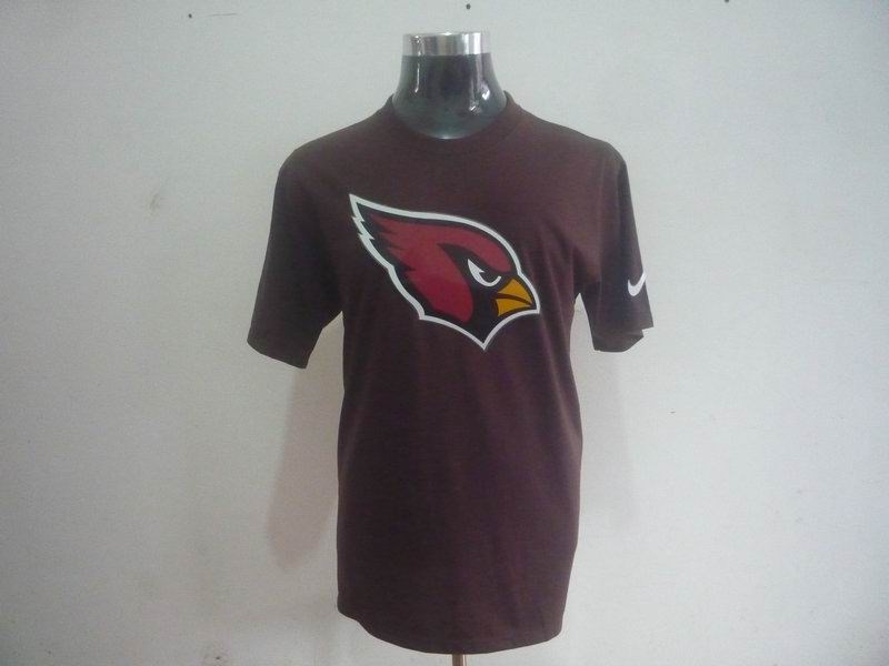 Arizona Cardinals Sideline Legend Authentic logo t-shirt-brown
