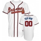 atlanta braves home custom mlb jersey