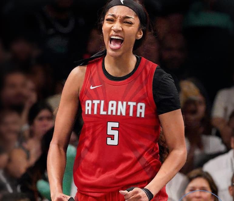 atlanta dream women Angel Reese basketball jersey