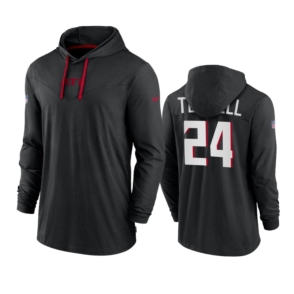 atlanta-falcons-a.j.-terrell-black-sideline-performance-hoodie-tri-blend-t-shirt