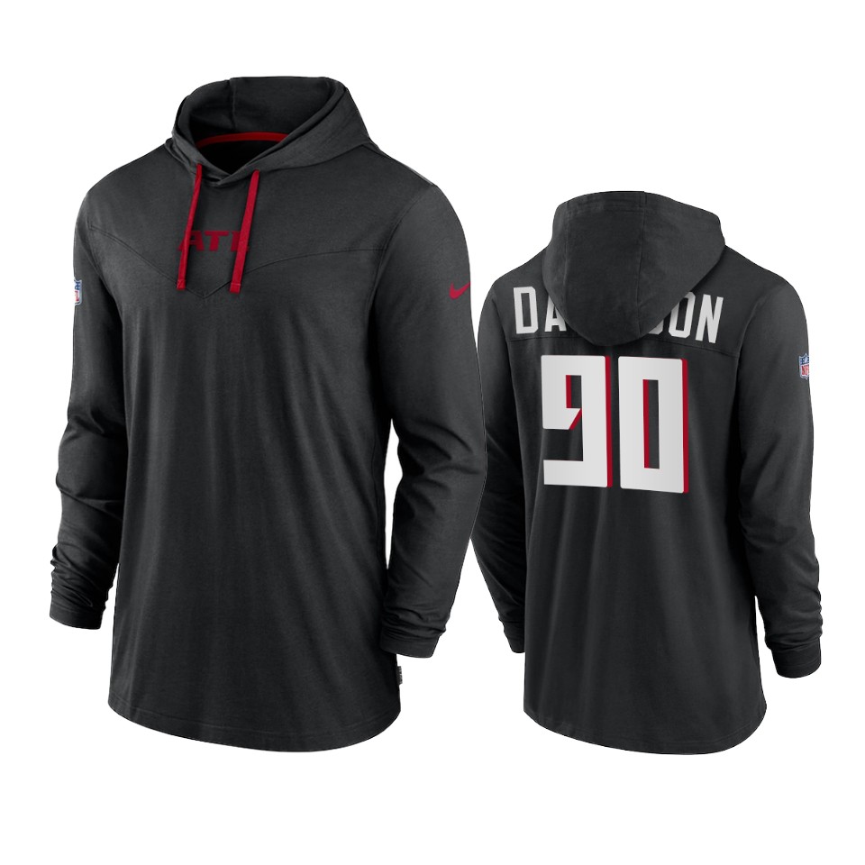 atlanta-falcons-marlon-davidson-black-sideline-performance-hoodie-tri-blend-t-shirt