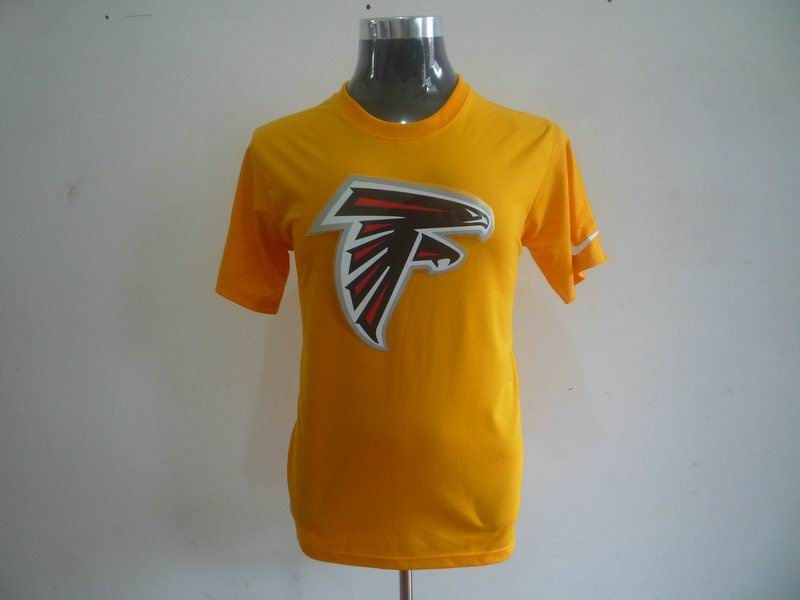 Atlanta Falcons Sideline Legend Authentic Logo Dri-Fit T-shirt - yellow