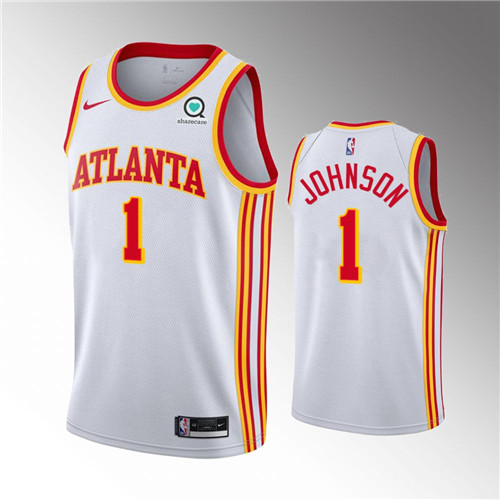 Atlanta Hawks Jalen Johnson 2022-23 Association Edition White stitched Jersey #1