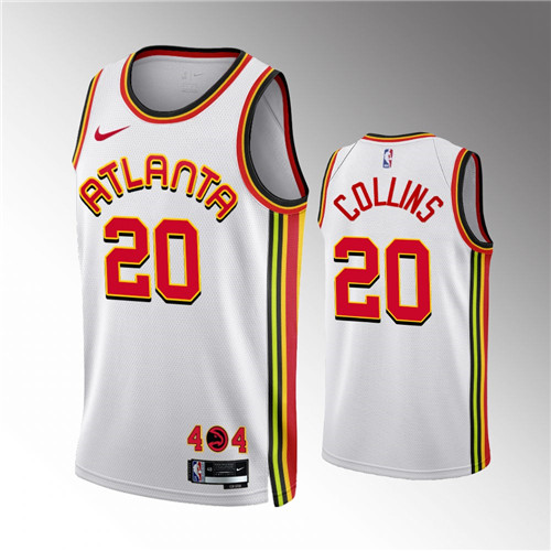 Atlanta Hawks John Collins 2022-23 Association Edition White stitched Jersey #20