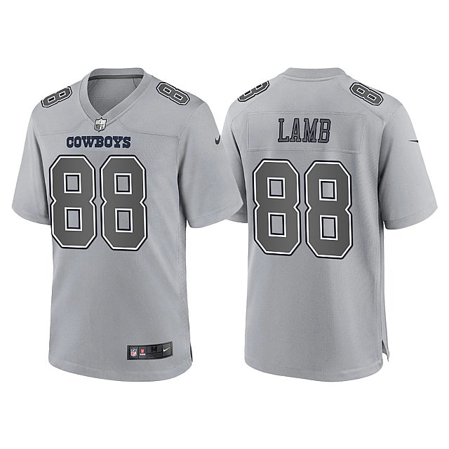 atmosphere-game-ceedee-lamb-gray-jersey-middle