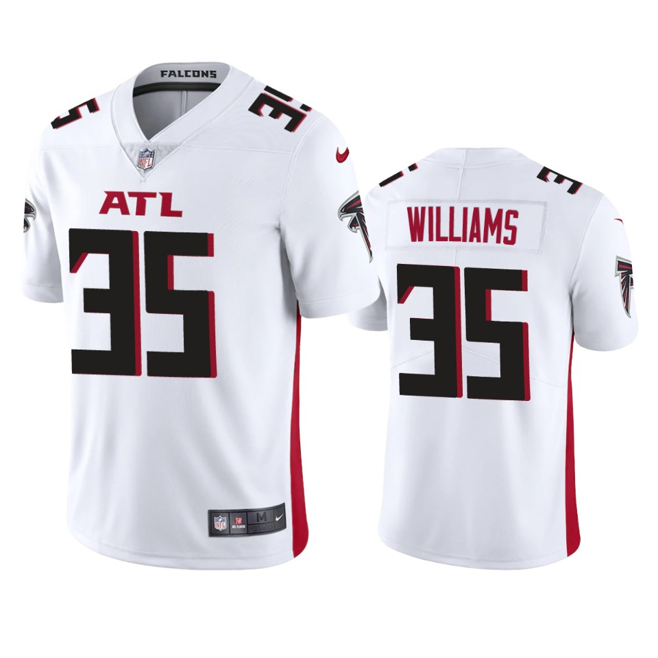 avery-williams-falcons-white-vapor-jersey