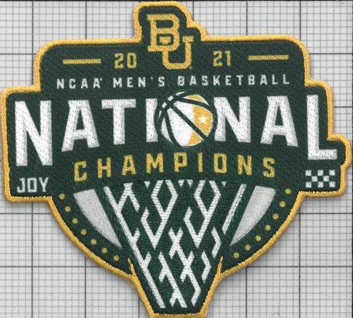 aylor Bears 2021 Basketball Final Four Chamption Jersey Patch