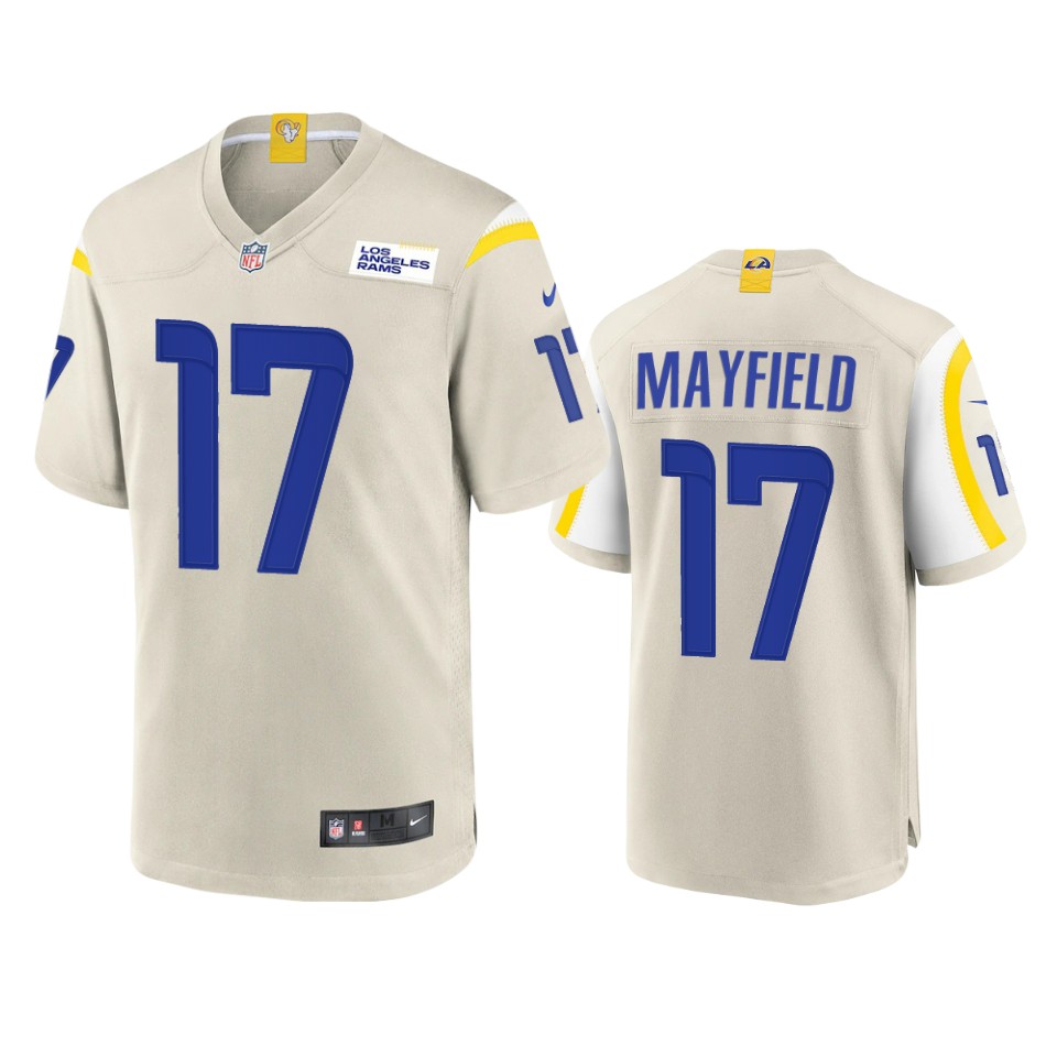 baker mayfield rams bone game jersey