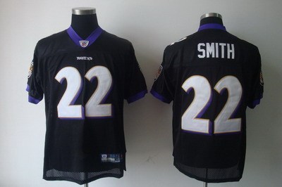 baltimore ravens #22 jimmy smith black jerseys