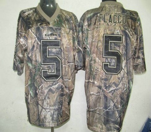 baltimore ravens 5 joe flacco camo jerseys