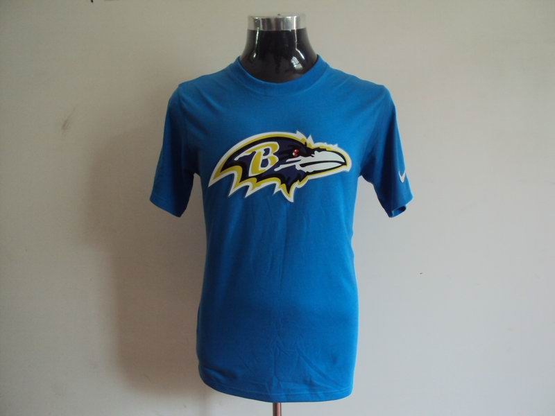 baltimore ravens sideline legend authentic logo dri-fit t-shirt -l.blue