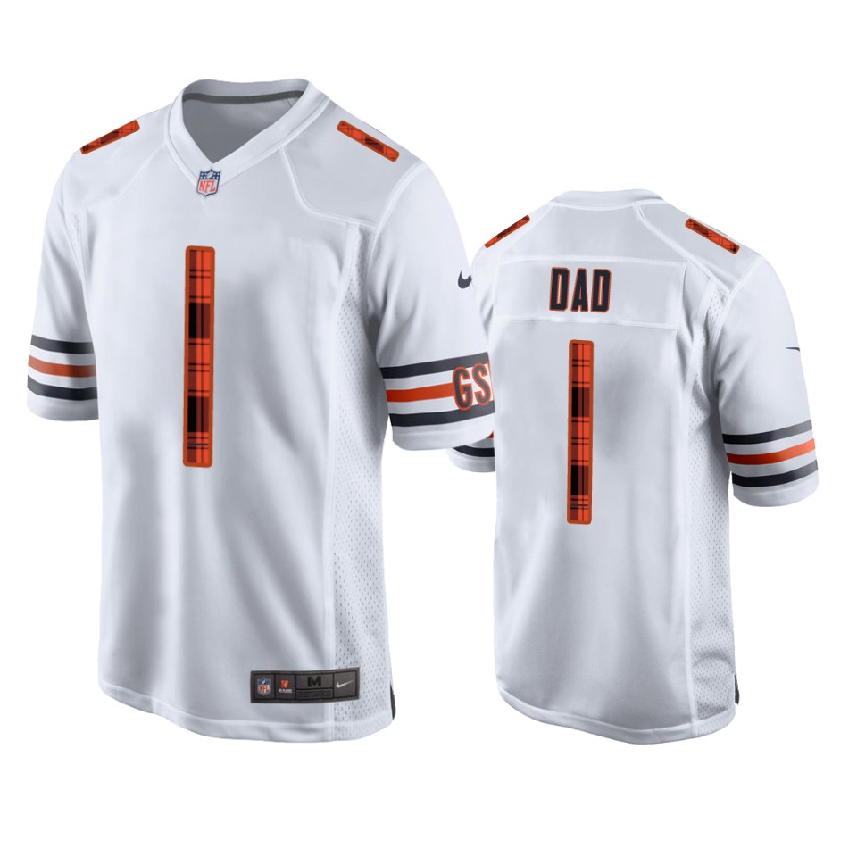 bears 2022 father's day white gift jersey