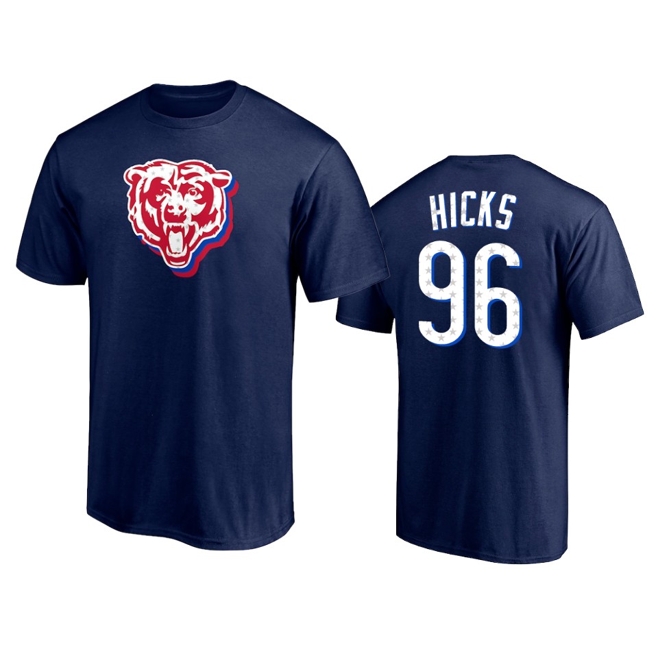 bears akiem hicks navy 2021 independence day t shirt