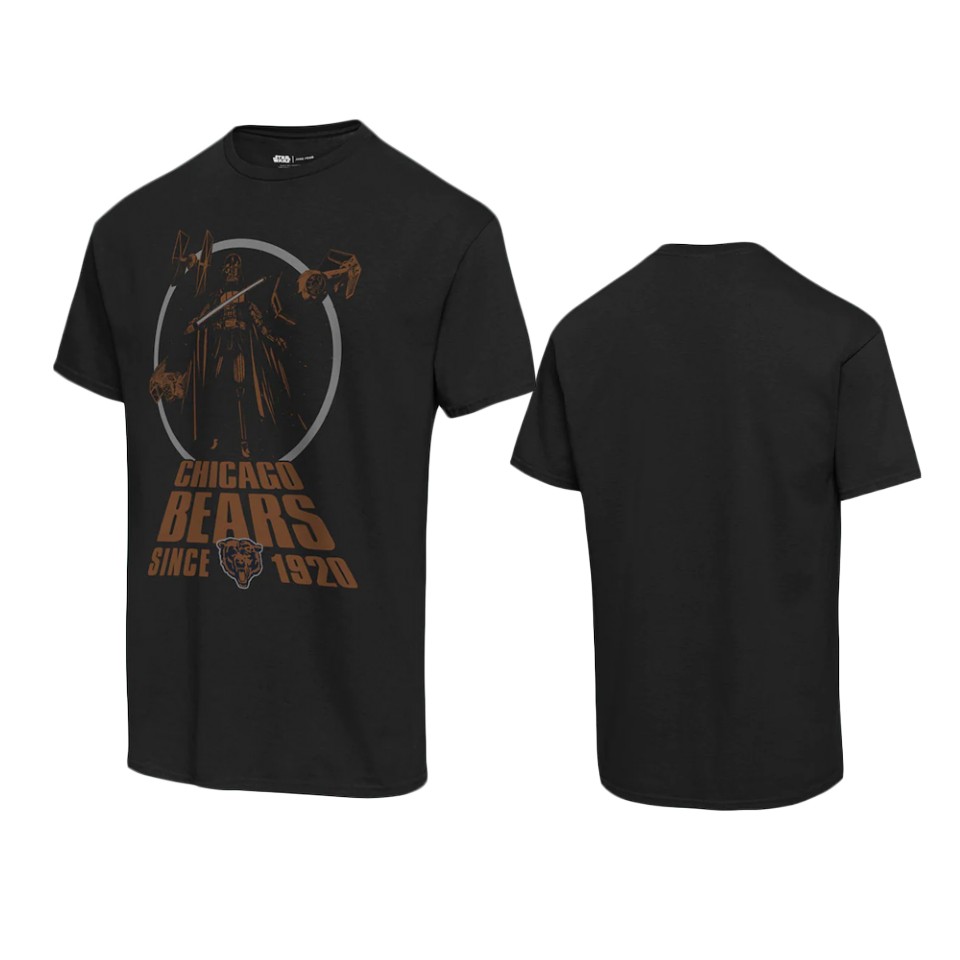 bears black disney star wars empire title crawl t shirt