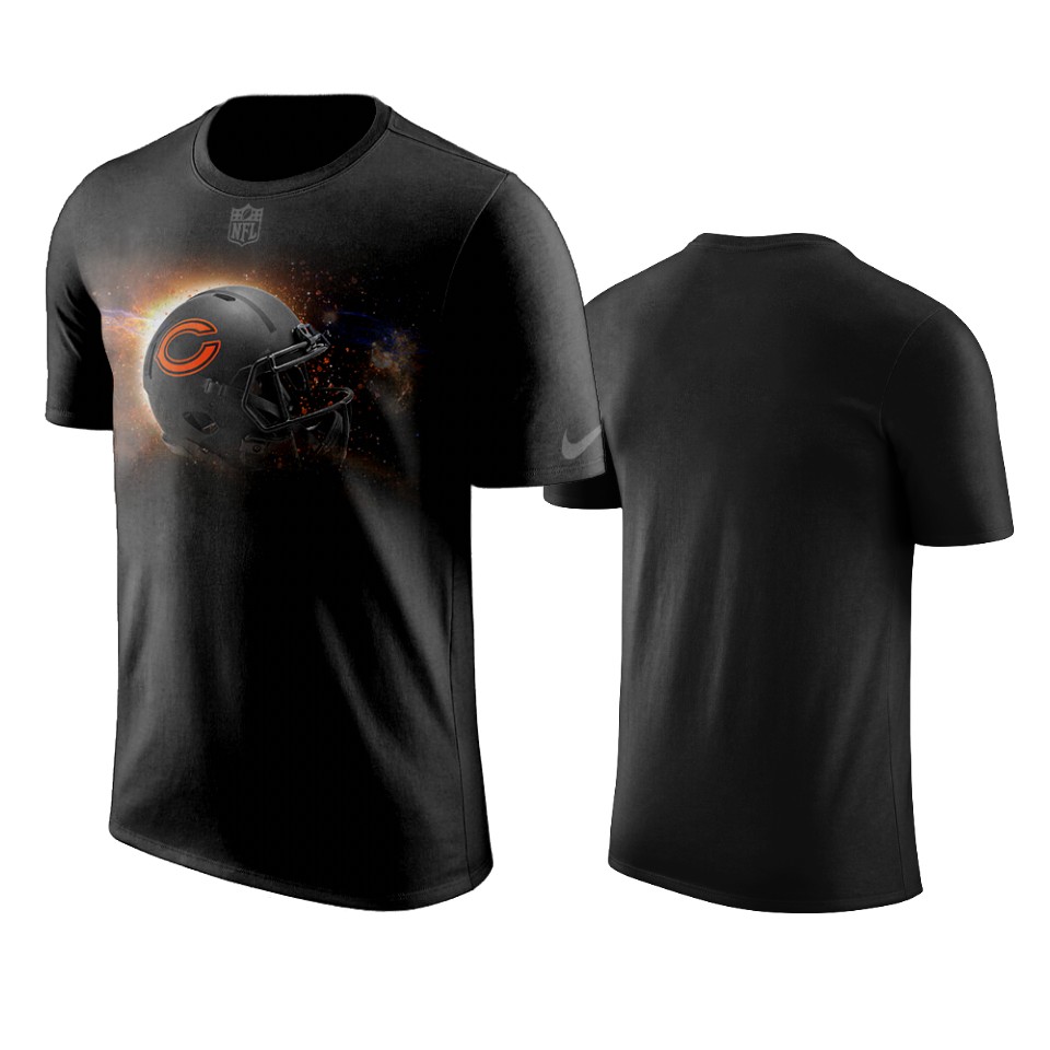 bears black helmet t shirt