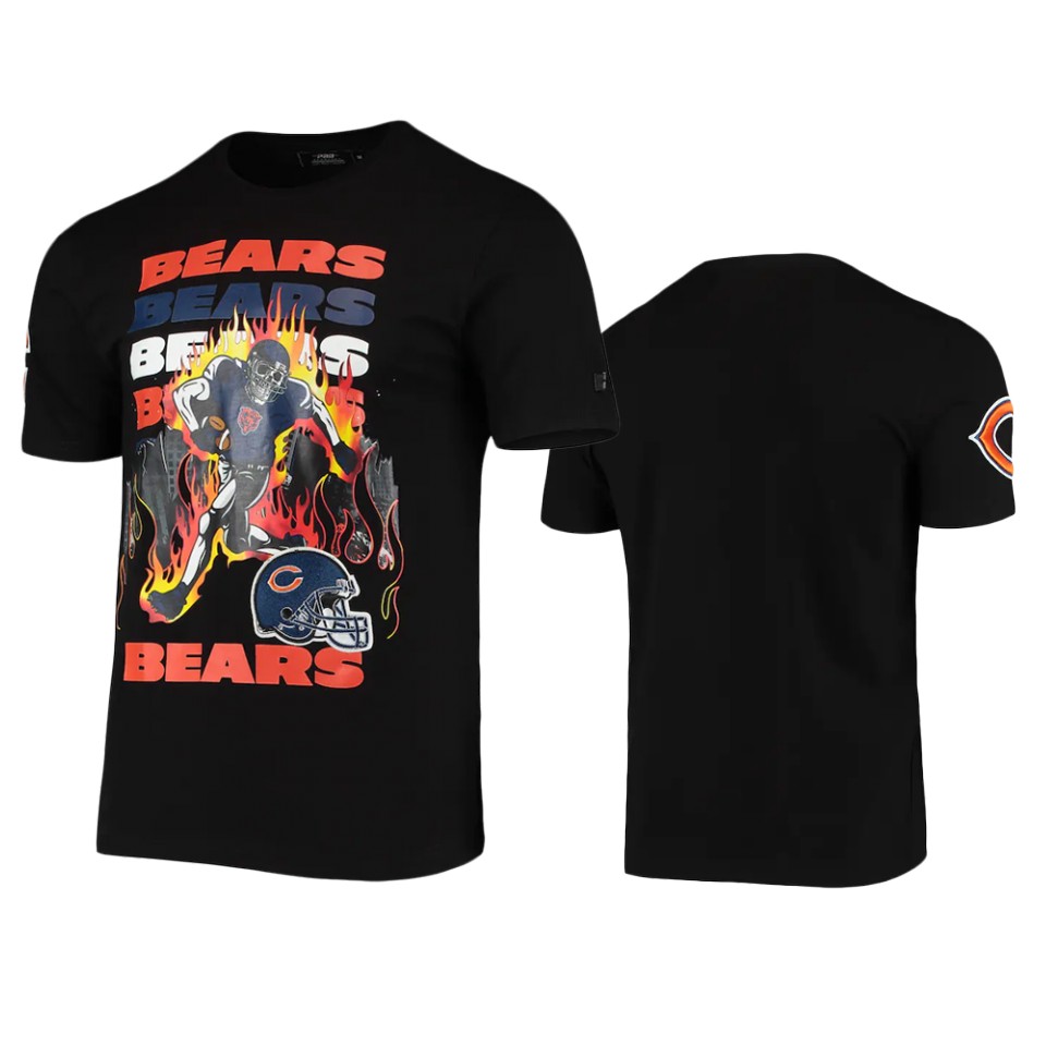 bears black skeleton pro standard t shirt