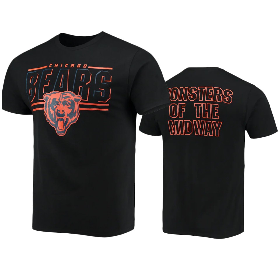 bears black slogan 2 hit junk food t shirt