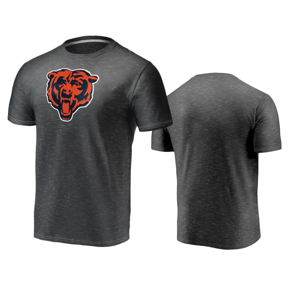 bears charcoal space dye primary logo t shirt