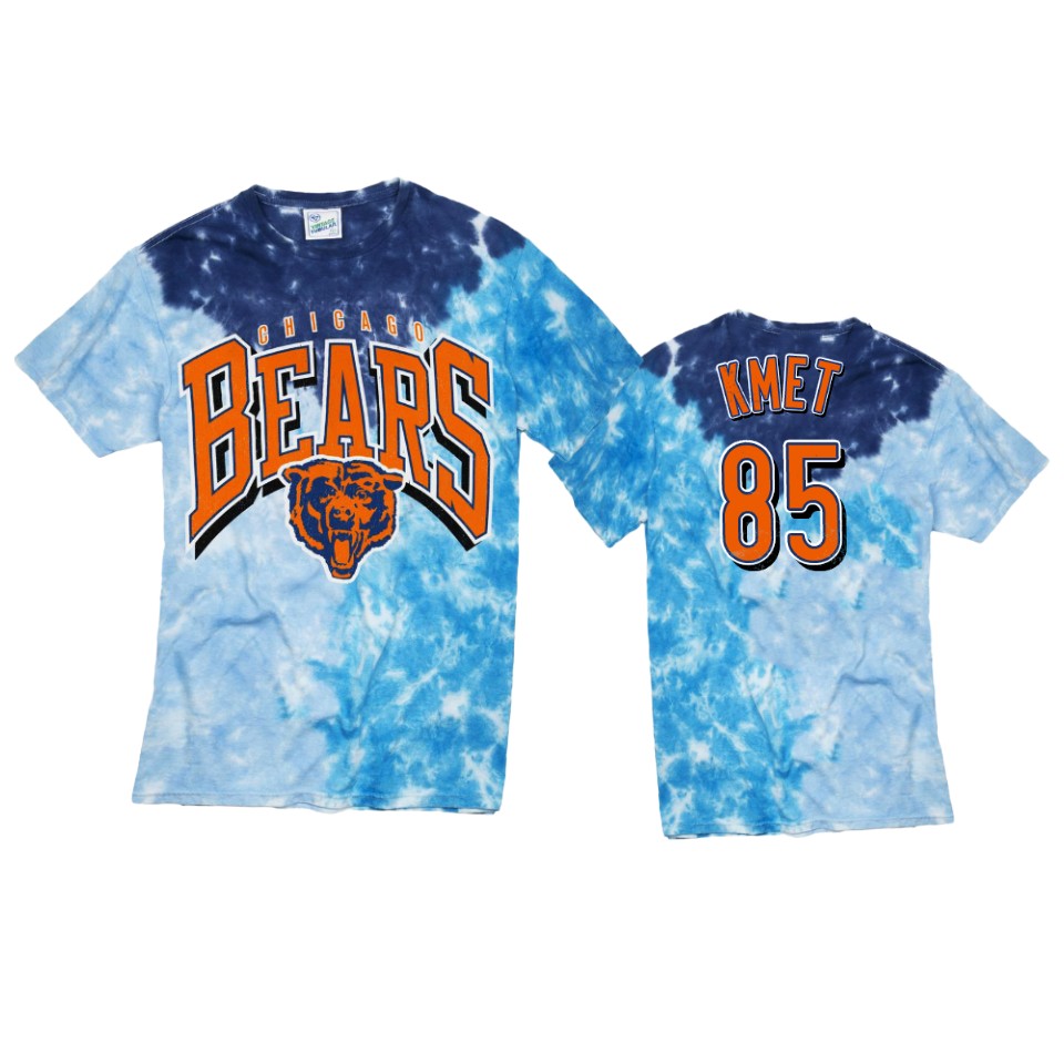 bears cole kmet blue tri dye t shirt