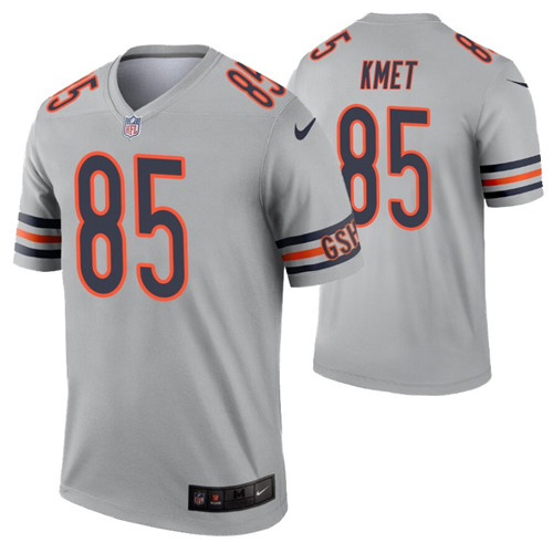bears-cole-kmet-inverted-legend-jersey-silver-men's