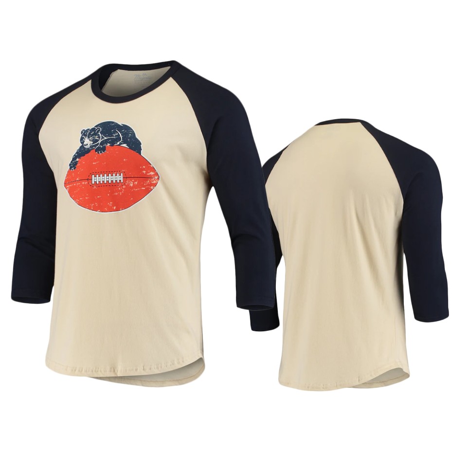 bears cream navy gridiron classics t shirt