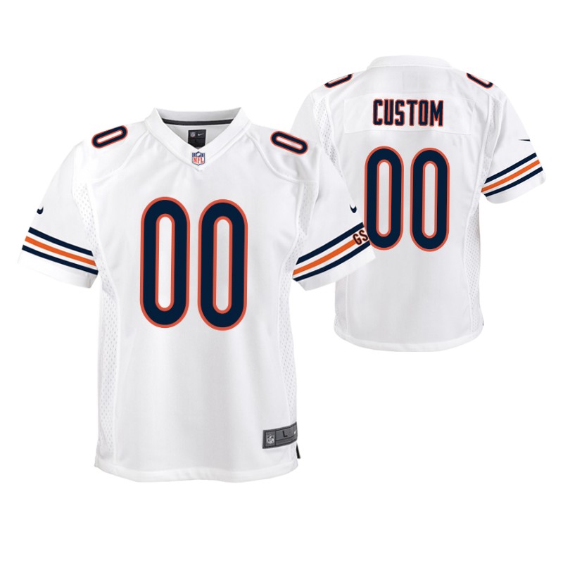 bears-custom-game-youth-jersey-white
