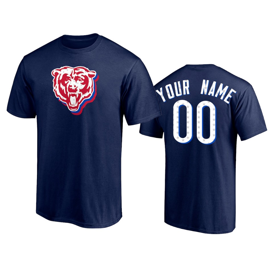 bears custom navy 2021 independence day t shirt