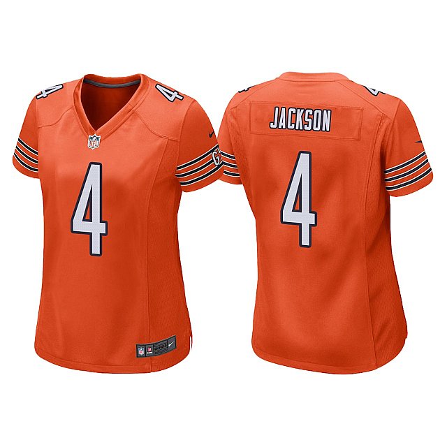 bears-eddie-jackson-game-women-orange-jersey-middle
