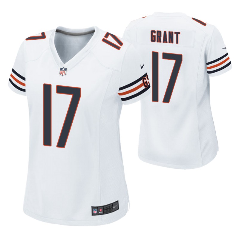 bears-jakeem-grant-game-women's-jersey-white