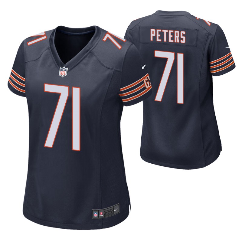 bears-jason-peters-game-women's-jersey-navy