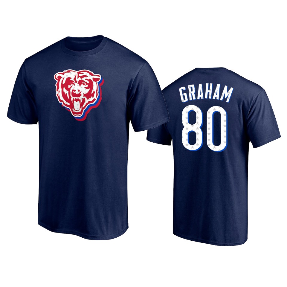 bears jimmy graham navy 2021 independence day t shirt