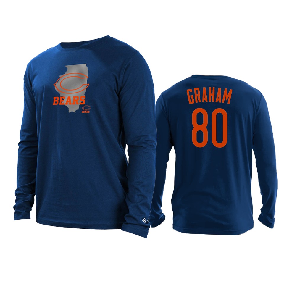 bears jimmy graham navy state t shirt