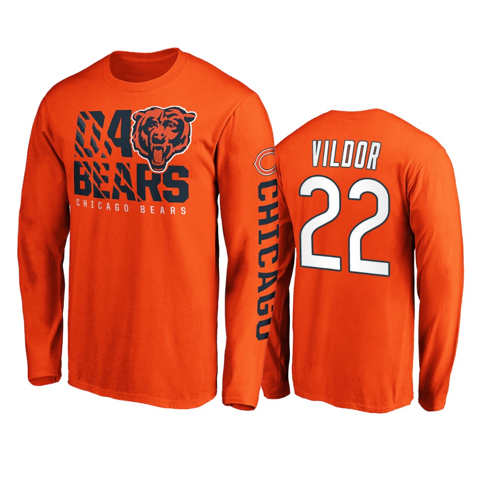bears kindle vildor orange hometown long sleeve t shirt