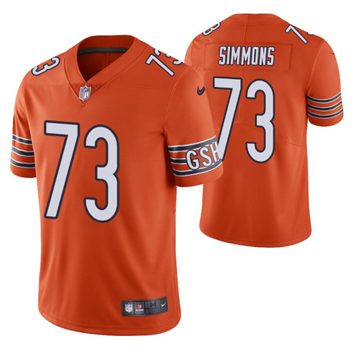 bears-lachavious-simmons-2020-nfl-draft-jersey-orange-men