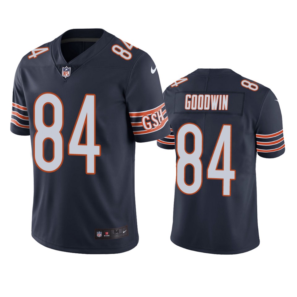 bears marquise goodwin navy vapor jersey