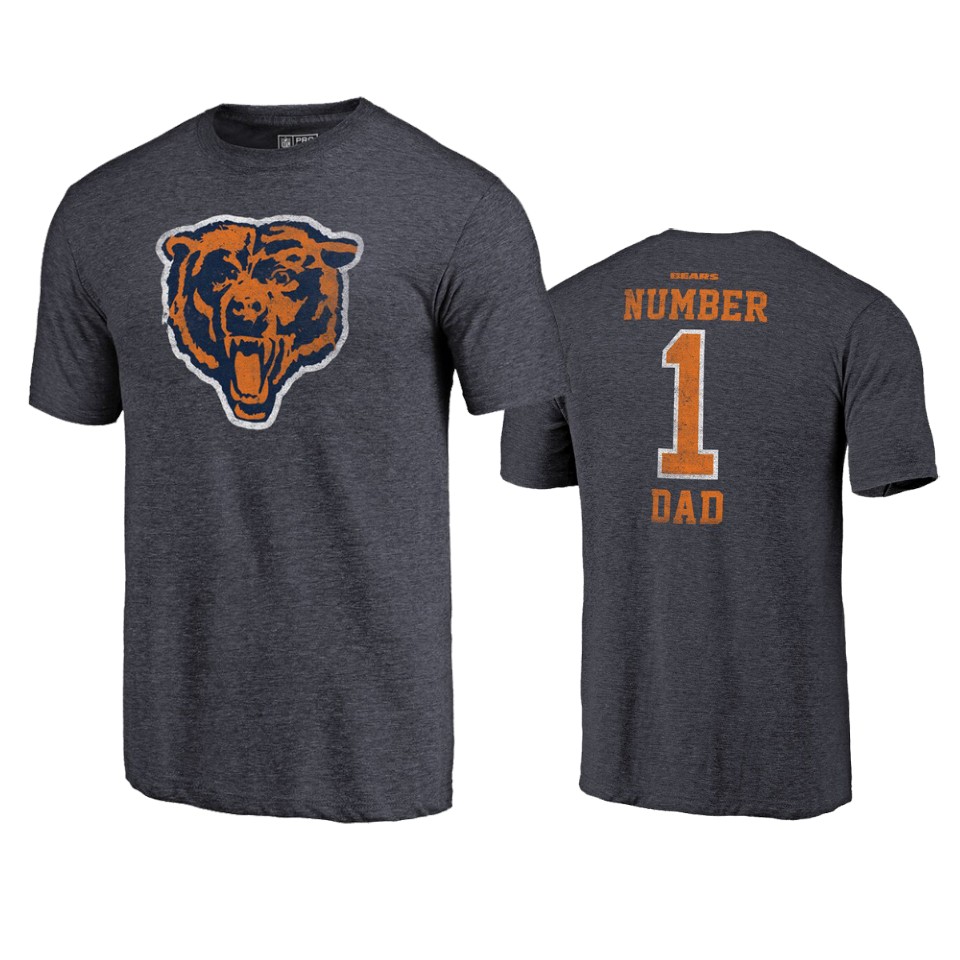 bears navy 2019 father's day greatest dad t shirt