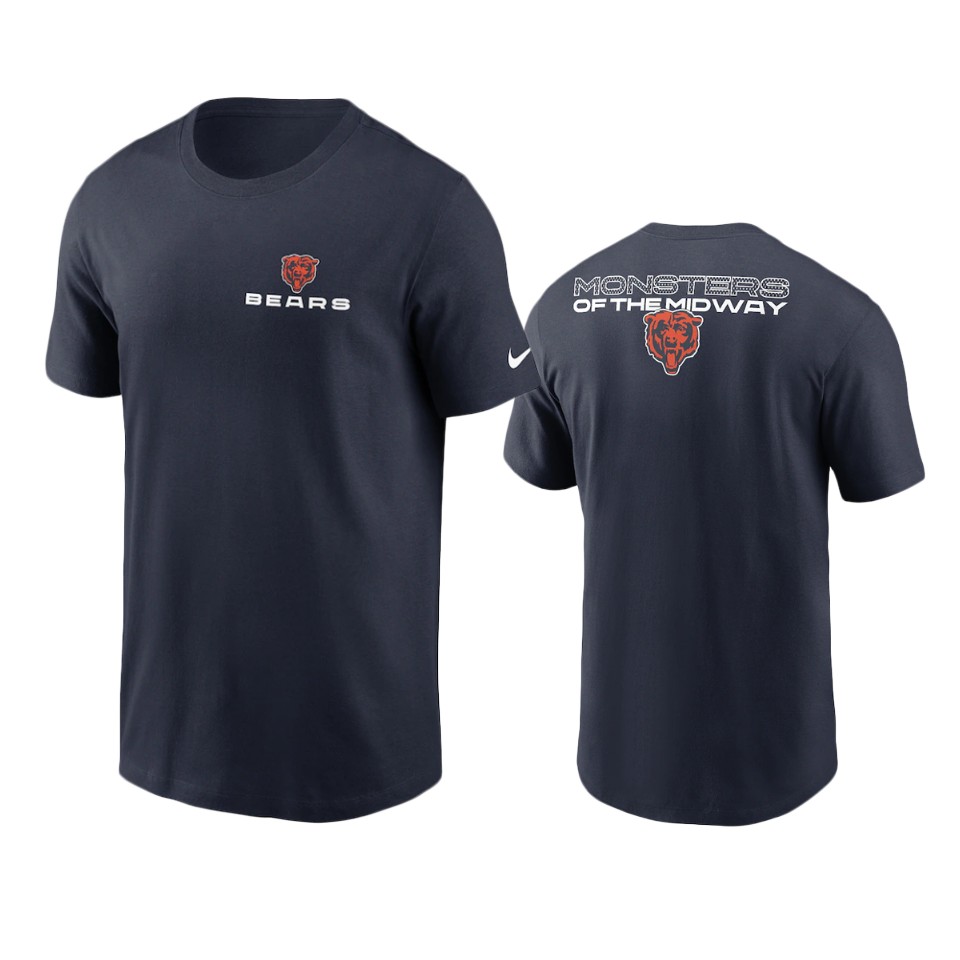 bears navy local phrase t shirt