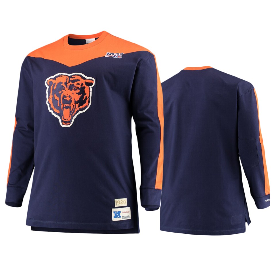 bears navy nfl 100 team inspired t shirt